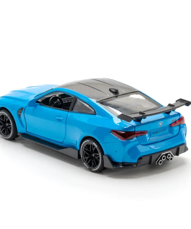 Figurine 1:32 BMW M4 Bleu