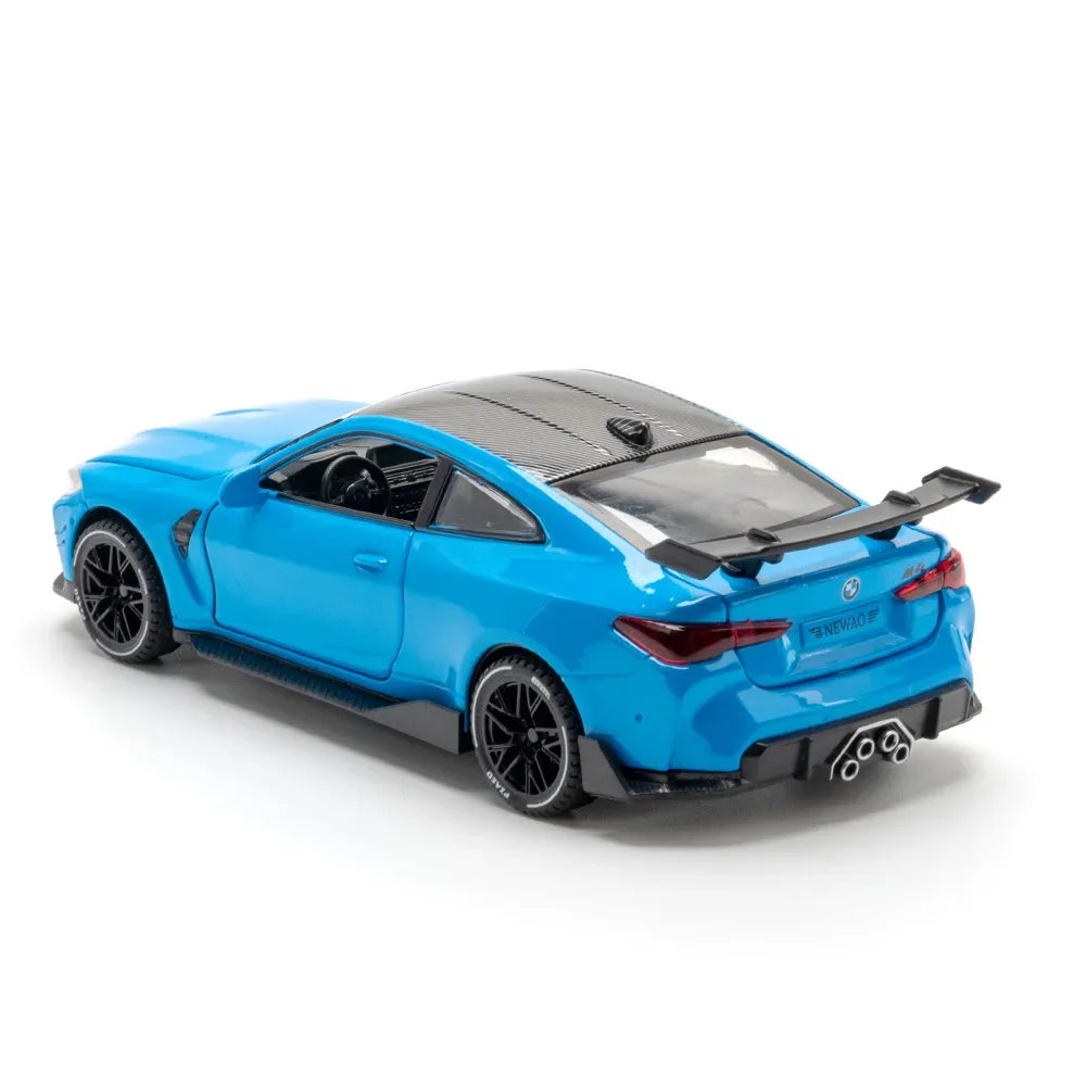 Figurine 1:32 BMW M4 Bleu