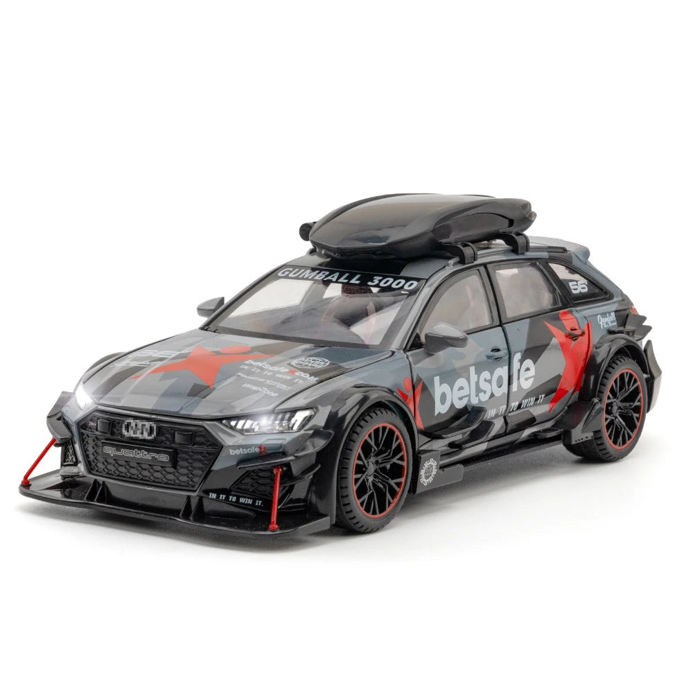 Figurine 1/24 Audi - Audi RS6 Modifié gris