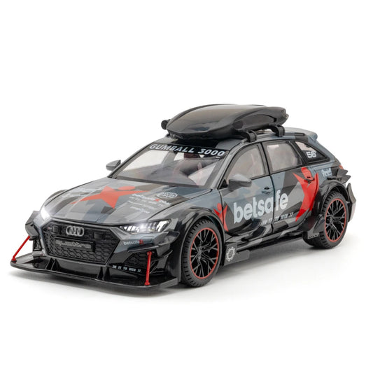 Figurine 1/24 Audi - Audi RS6 Modifié gris