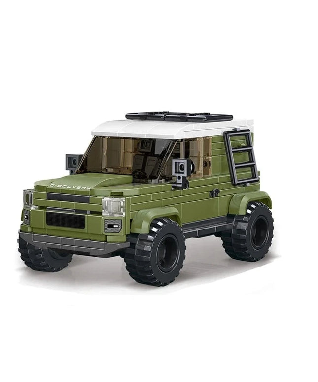 Figurine de Construction - Voiture 4x4 Vert