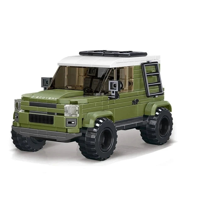 Figurine de Construction - Voiture 4x4 Vert