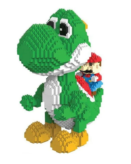Figurine de Construction - Yoshi & Mario 20.5 cm