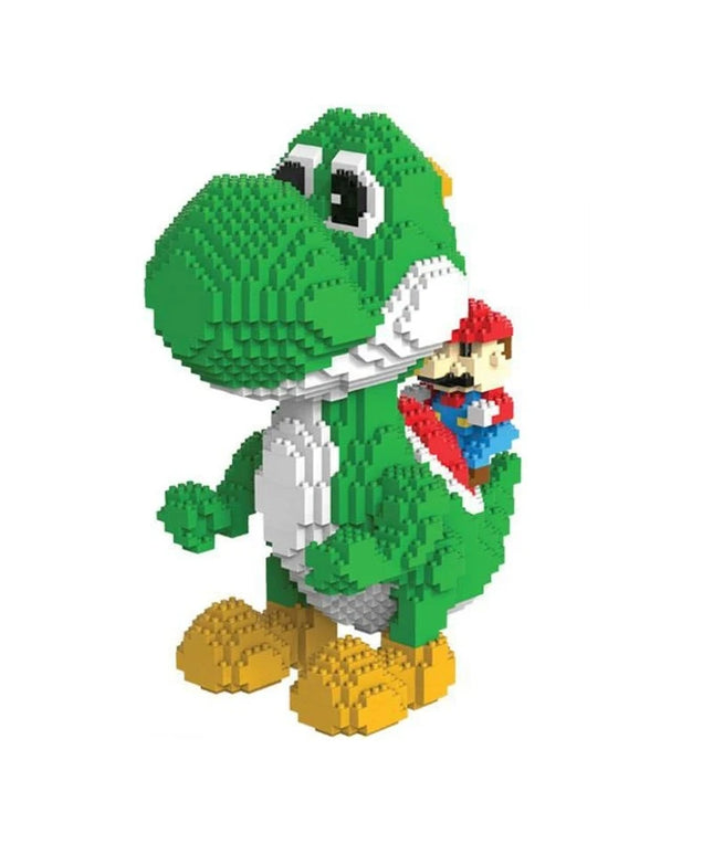 Figurine de Construction - Yoshi & Mario 20.5 cm