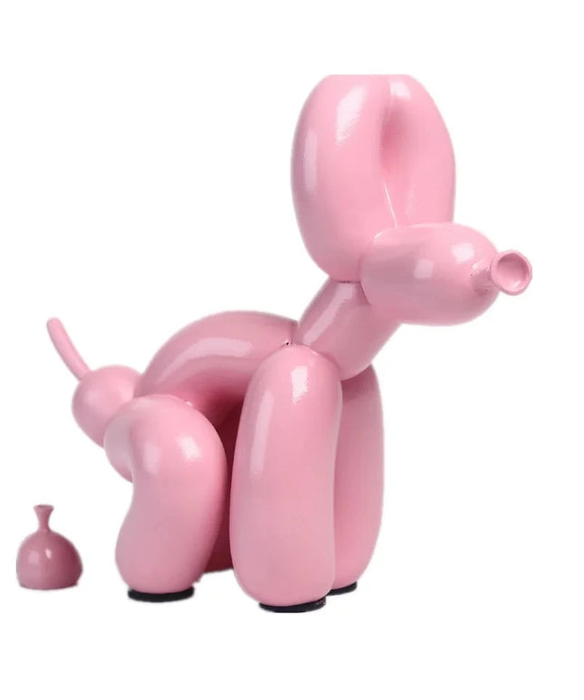 Figurine Balloon Doggy Poo Rose 22 cm
