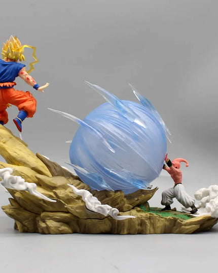 Figurine Dragon Ball Z - Son Goku vs Buu 22 cm 3