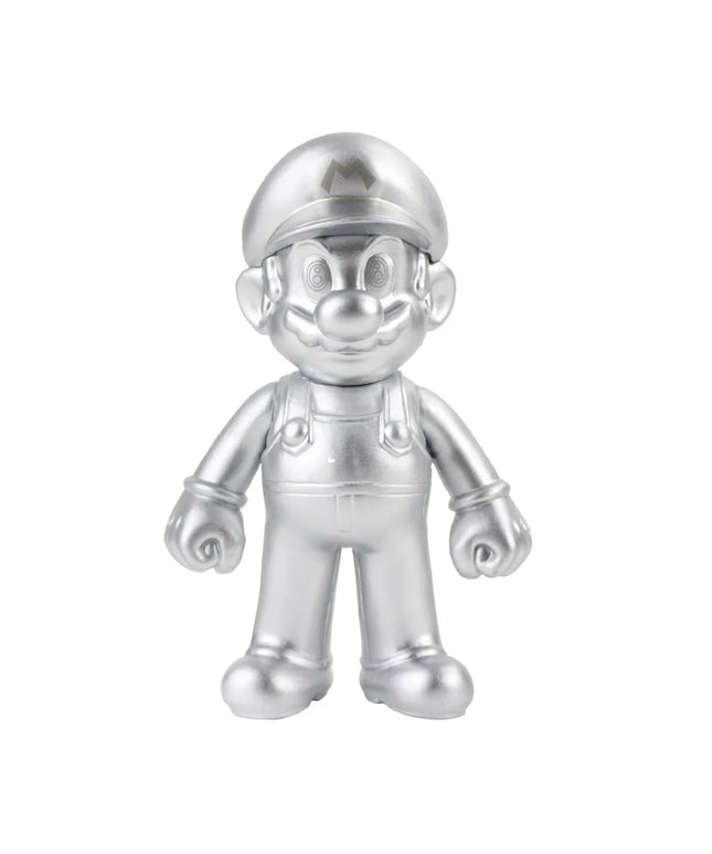 Figurine Super Mario Bros - Mario Argenté