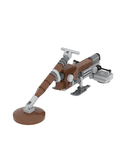 Figurine Star Wars - Flying Mortorcycle Marron