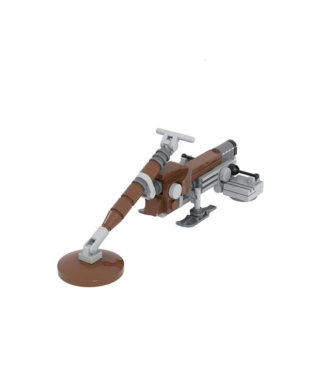 Figurine Star Wars - Flying Mortorcycle Marron