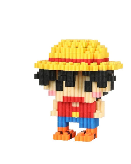 Figurine de Construction - Monkey D. Luffy 11 cm