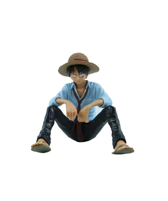 Figurine One Piece - Luffy Tenue Bleue 12 cm