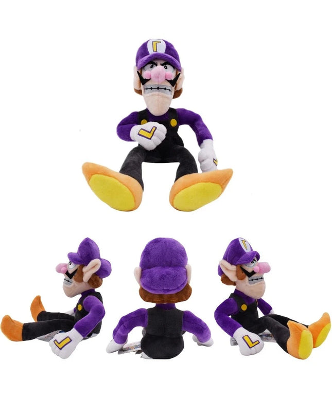 Figurine Peluche Super Mario - Waluigi 32 cm