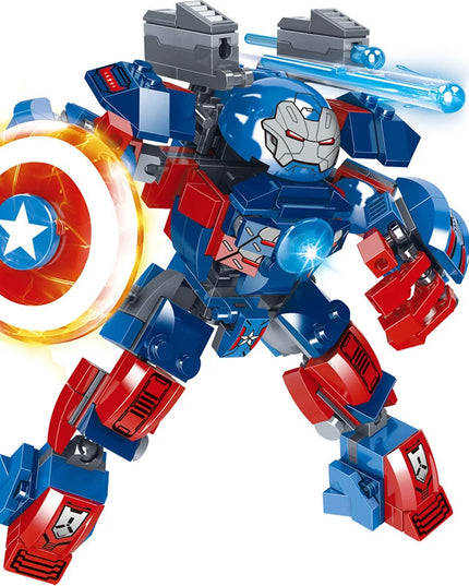 Figurine de Construction - Captain America Meca