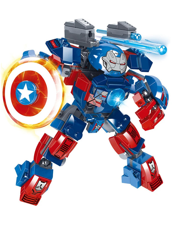Figurine de Construction - Captain America Meca