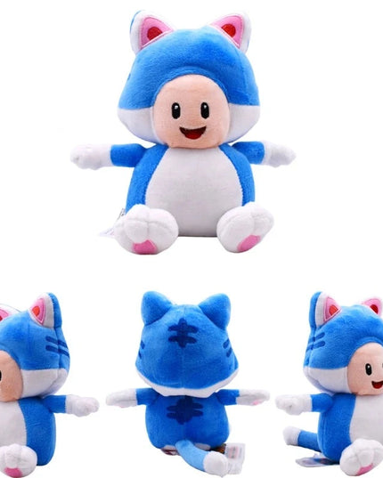 Figurine Peluche Super Mario - Cat Toad 18 cm
