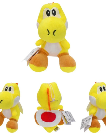 Figurine Peluche Super Mario - Yoshi Jaune 15 cm