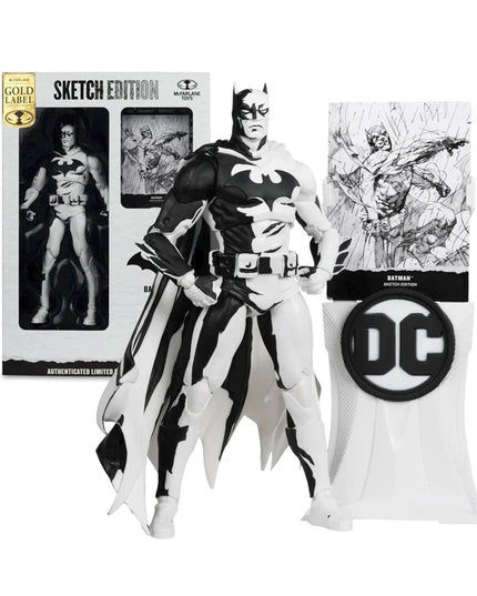 Figurine Batman Sketch Edition Noir & Blanc 18 cm 3