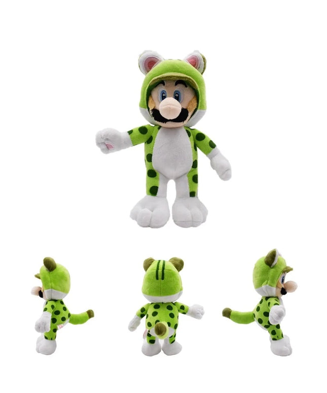 Figurine Peluche Super Mario - Luigi Cat 21 cm