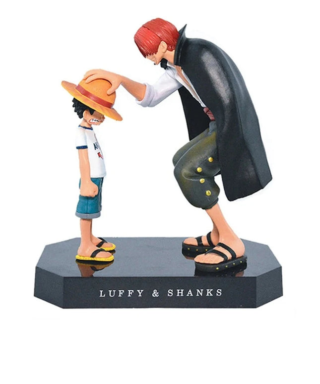 Figurine Once Piece - Luffy & Shanks 18 cm