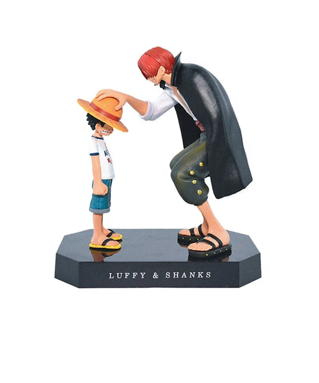 Figurine Once Piece - Luffy & Shanks 18 cm