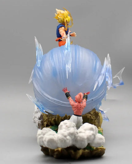 Figurine Dragon Ball Z - Son Goku vs Buu 22 cm 2