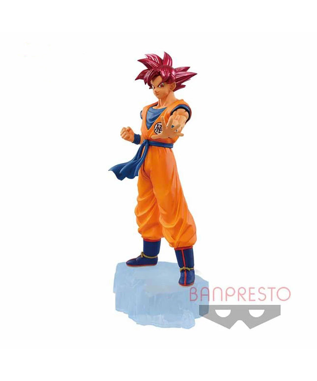 Figurine Dragon Ball Z - Son Goku SSJ God 18 cm