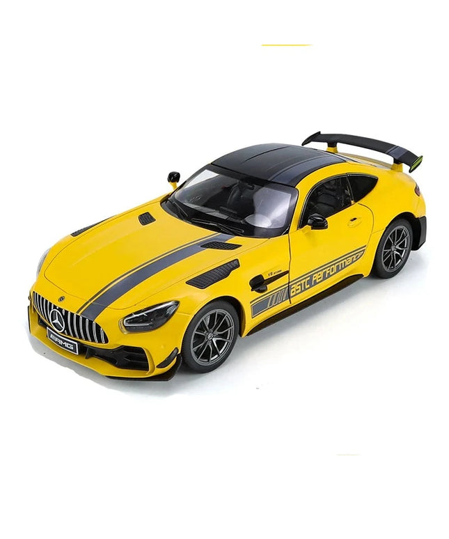 Figurine Mercedes-Benz 1:18 - GTR AMG Jaune Démon