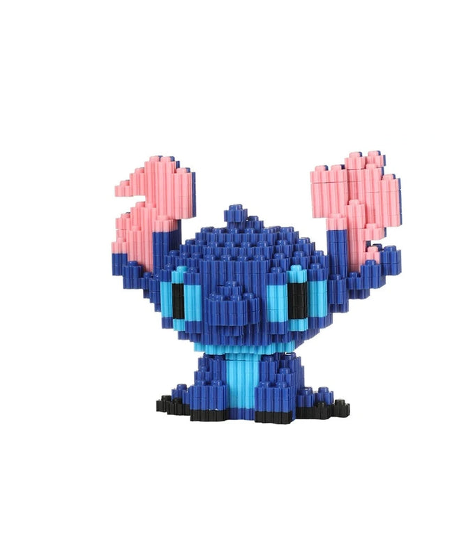 Figurine de Construction - Stitch Bleu 13 cm