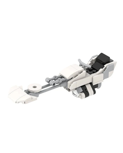 Figurine Star Wars - Flying Mortorcycle Blanc