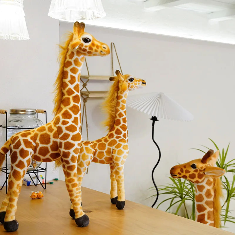 Figurine Peluche Animal - Girafe Géante 4
