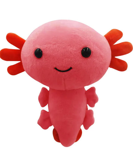 Figurine Peluche Animal - Axolotl 20 cm rouge
