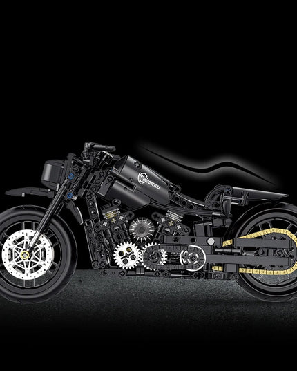 Figurine de Construction 1: 8 - Classic Motorbike