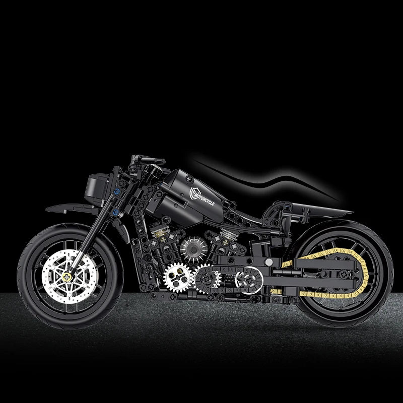 Figurine de Construction 1: 8 - Classic Motorbike