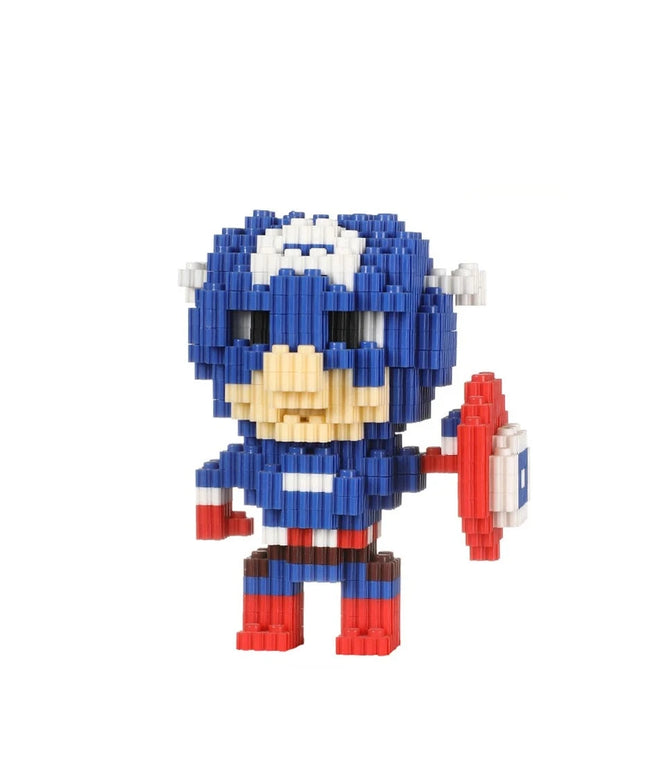 Figurine de Construction - Captain America 13 cm