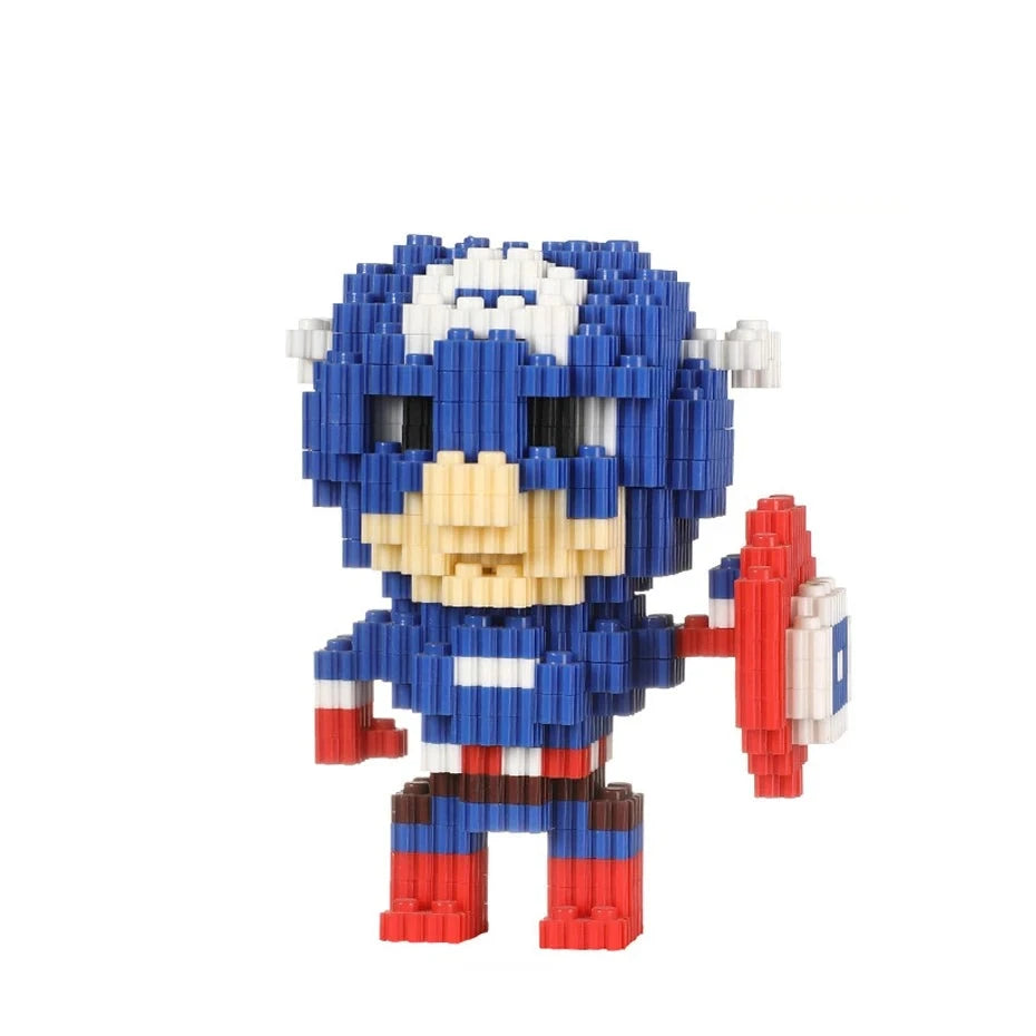 Figurine de Construction - Captain America 13 cm
