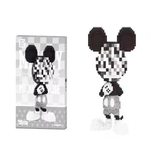 Figurine de Construction - Mickey Noir & Blanc 25 cm