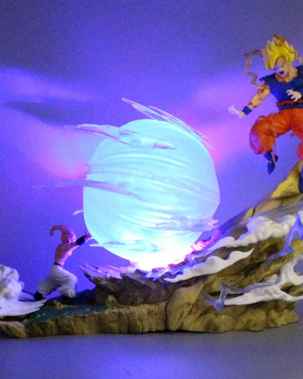 Figurine Dragon Ball Z - Son Goku vs Buu 22 cm 6