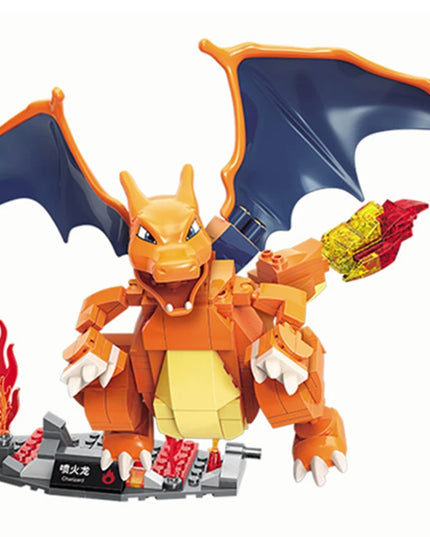 Figurine de Construction - Dracaufeu 13.5 cm