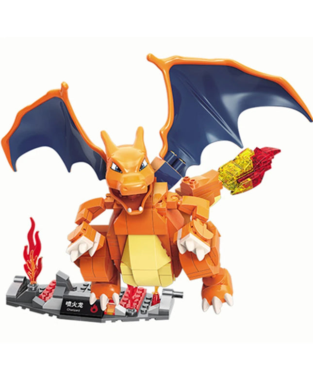 Figurine de Construction - Dracaufeu 13.5 cm
