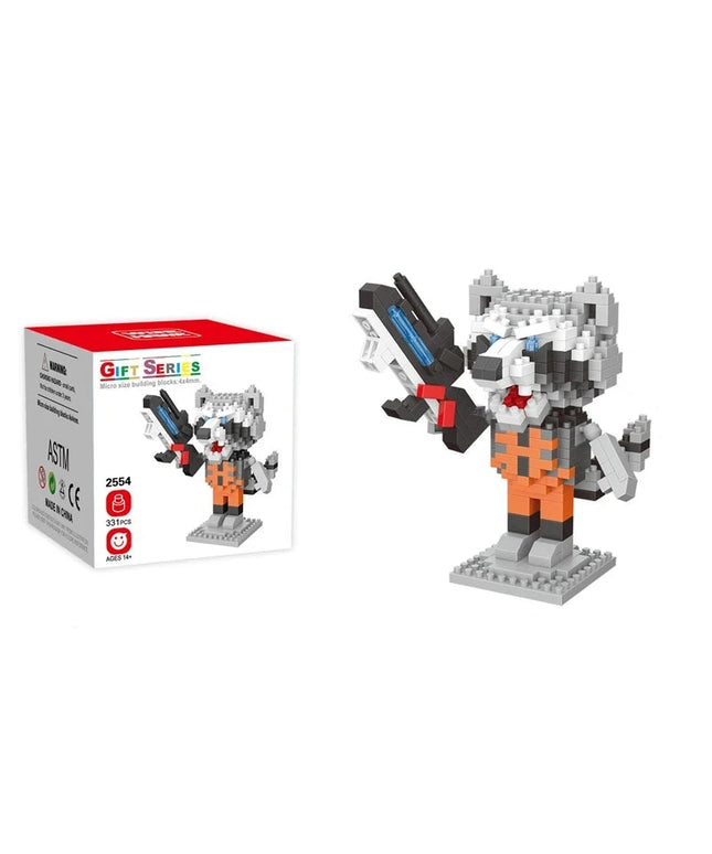 Figurine de Construction Avengers - Roket Raccoon 9 cm