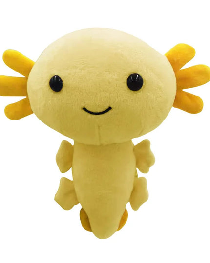 Figurine Peluche Animal - Axolotl 20 cm jaune