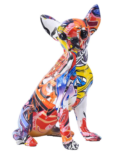 Figurine Graffiti Chihuahua 24 cm