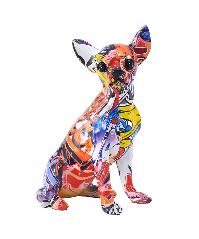 Figurine Graffiti Chihuahua 24 cm