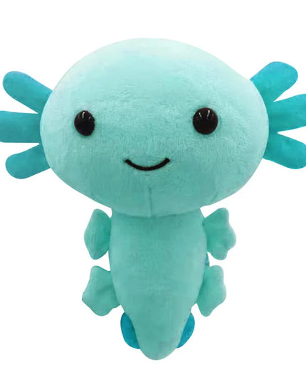 Figurine Peluche Animal - Axolotl 20 cm bleu ciel