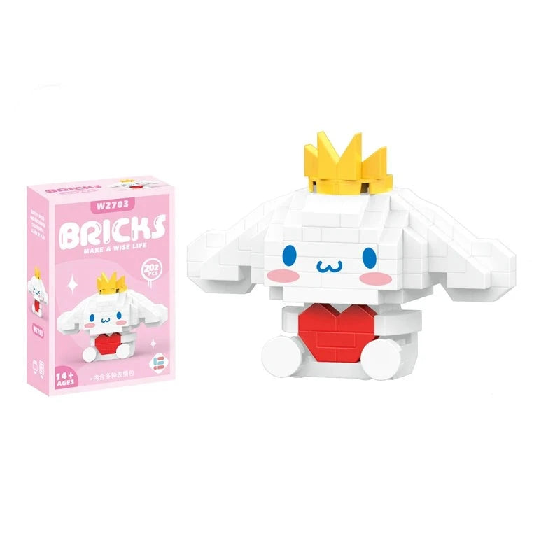 Figurine de Construction - Dessin Animé #4 5 cm