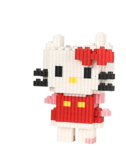 Figurine de Construction - Hello Kitty Rouge 11 cm