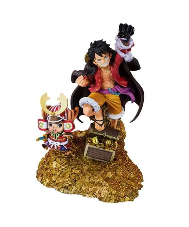 Figurine One Piece - Collector Luffy & Chopper 21 cm