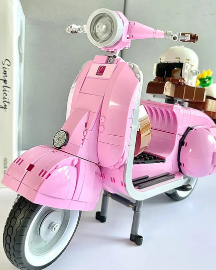Figurine de Construction - Vespa Rose 3