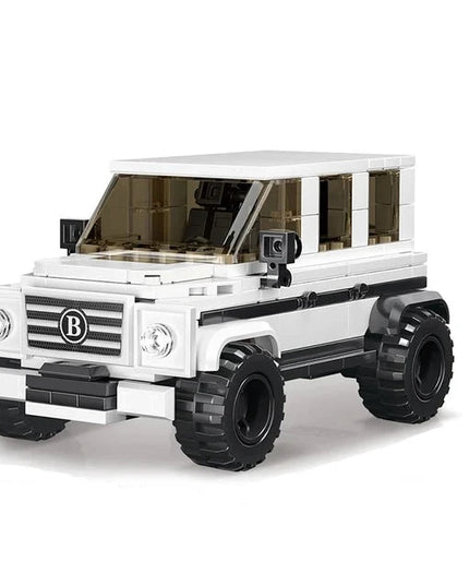 Figurine de Construction - Voiture 4x4 Blanc