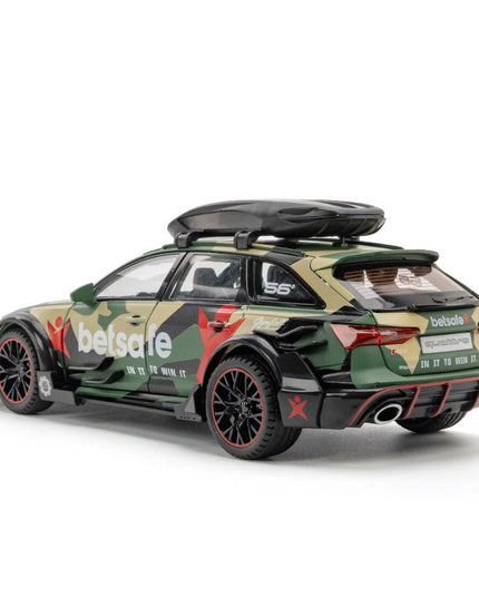 Figurine 1/24 Audi - Audi RS6 Modifié vert